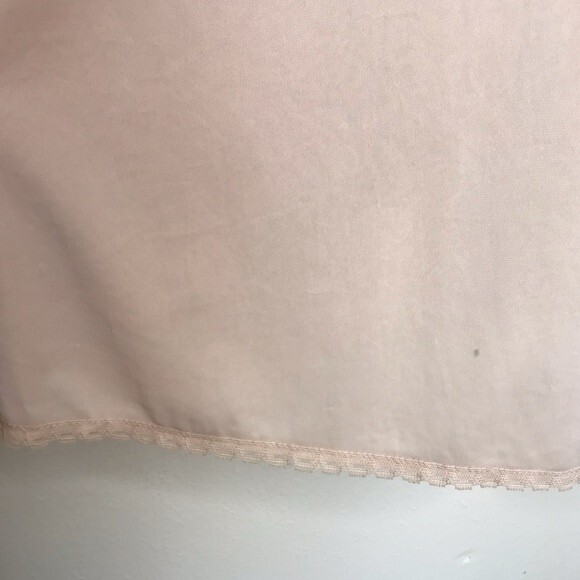 Vintage Vassarette Underneath It All 1970s Full Slip Lace Nude Womens 36 Long - Picture 9 of 14